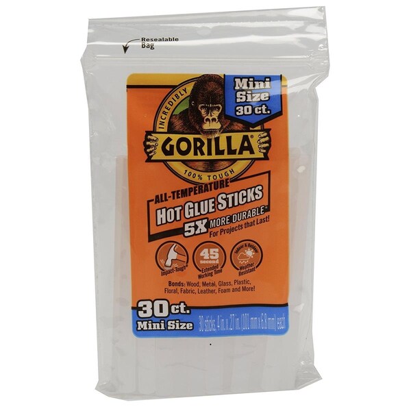 Gorilla Glue 4 in. Mini Hot Glue Sticks GO570030 - main